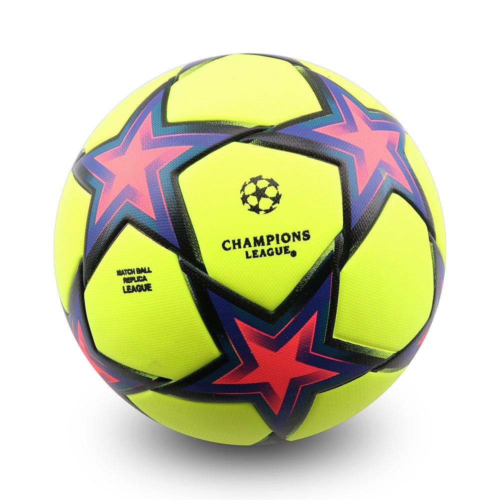 Futbol Topu UEFA Serisi 21-22 Sarı Futbol Topu Kaymaz Yumuşak Dokulu Futbol Topu Boyut 5