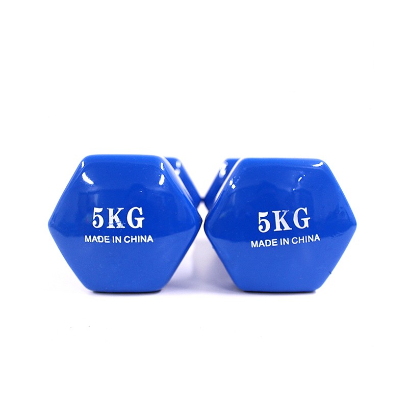Yüksək Dayanıqlı 2x 5Kq SWEAT Kauçuk Örtüklü Qantel Dəsti Toplam Ağırlıq 10kq