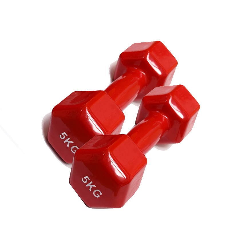 Yüksək Dayanıqlı 2x 5Kq SWEAT Kauçuk Örtüklü Qantel Dəsti Toplam Ağırlıq 10kq