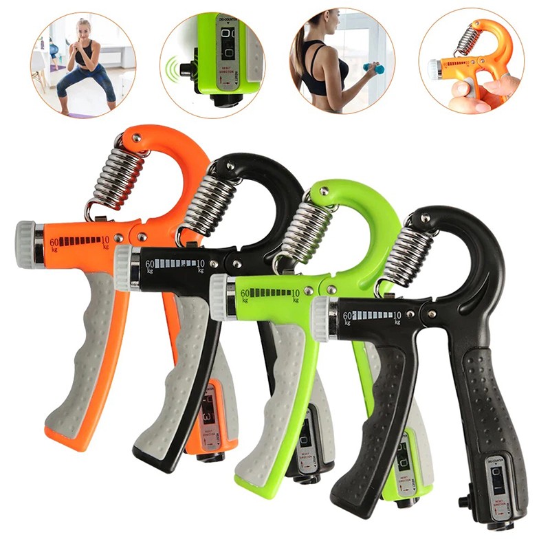 Bilək Espanderi Hand Gripper Sayğaçlı Bilək Gücləndirici Tənzimlənən Espandar