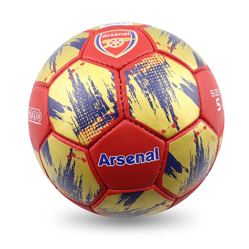 Futbol Topu Arsenal Rəngbərəng 5 Nömrəli Qırmızı Sarı Futbol Topu