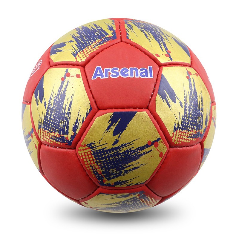 Futbol Topu Arsenal Rəngbərəng 5 Nömrəli Qırmızı Sarı Futbol Topu