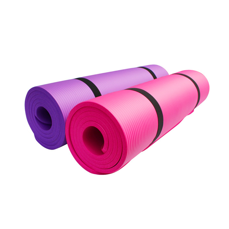 Nəmə Davamlı Qalın Yoga Mat 1 sm  Qalınlıqda Rengli Yumuşaq Mat 173 x 60