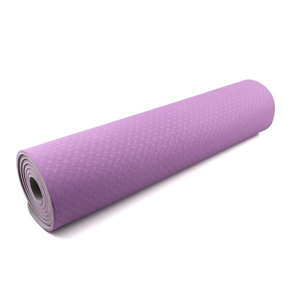 Original Yoga Matt 6 mm İki Tərəfli Bənövşəyi Rəngli Yoqa Plastes Matı