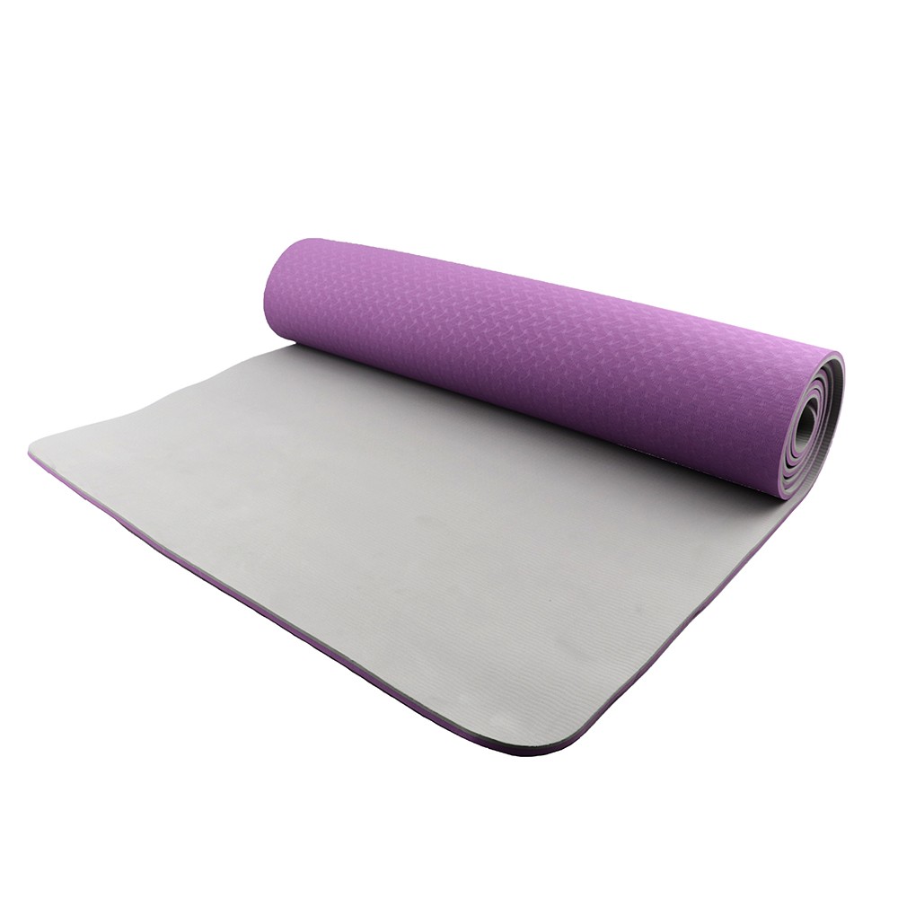 Original Yoga Matt 6 mm İki Tərəfli Bənövşəyi Rəngli Yoqa Plastes Matı