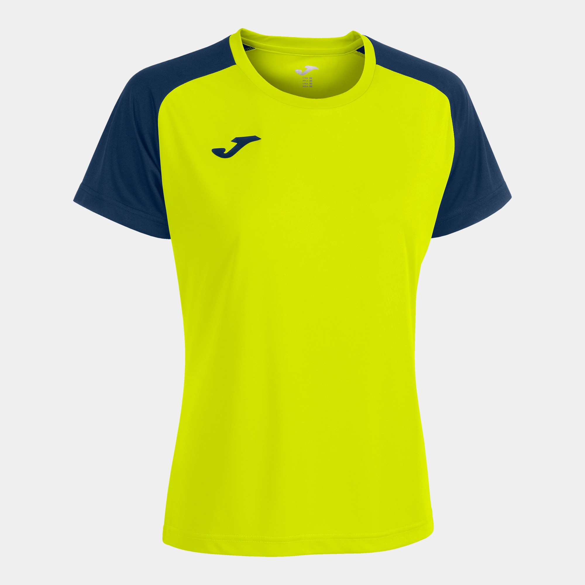 ACADEMY IV SHORT SLEEVE T-SHIRT FLUOR YELLOW NAVY