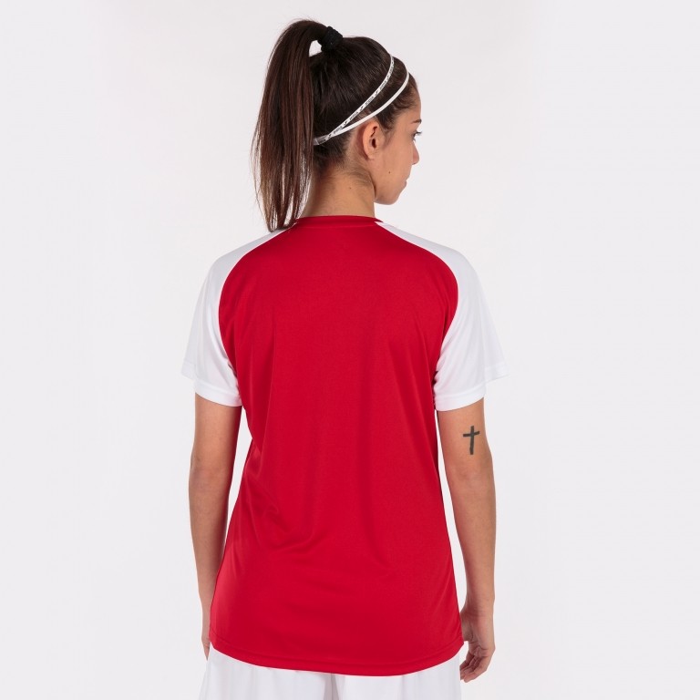 ACADEMY IV SHORT SLEEVE T-SHIRT RED WHITE