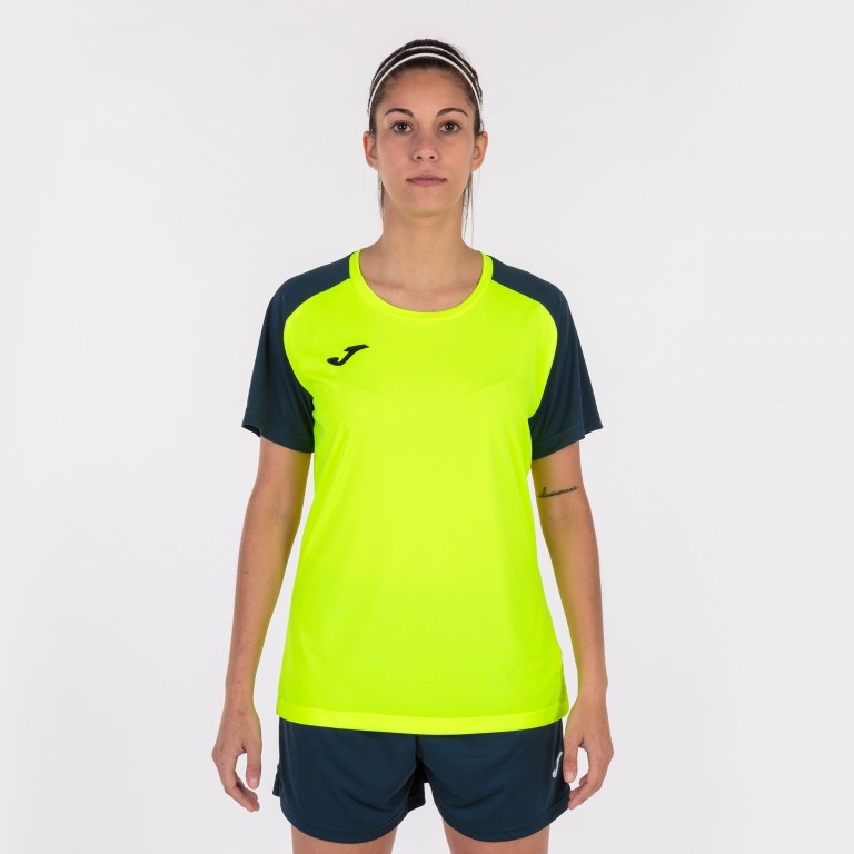 ACADEMY IV SHORT SLEEVE T-SHIRT FLUOR YELLOW NAVY