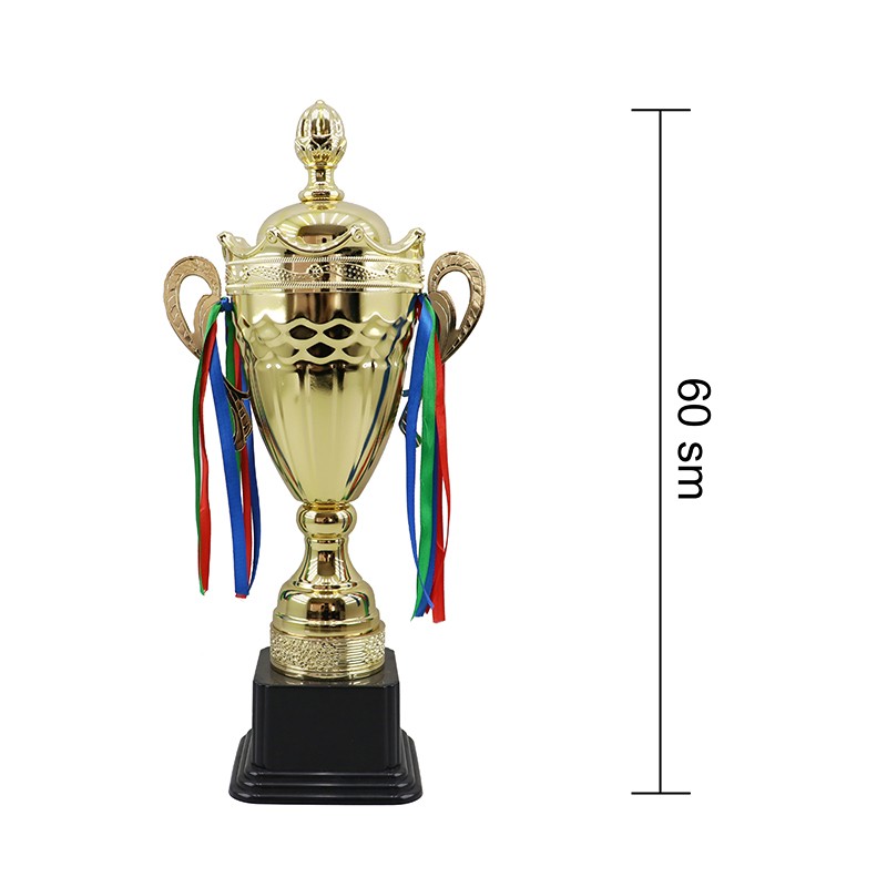 Bütün idman yarışları üçün titul kubok 60 sm
