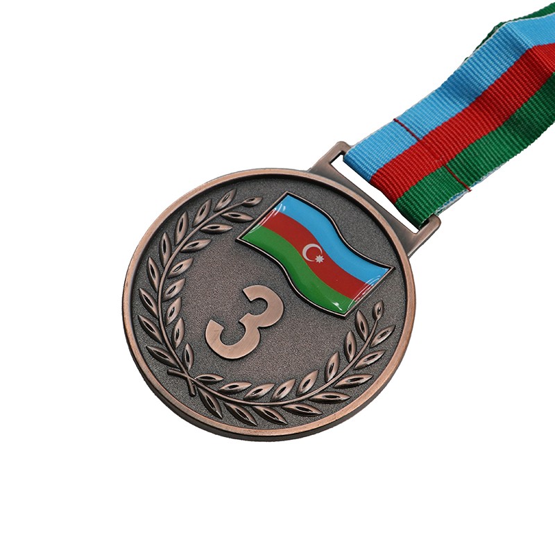 Idman oyunları üçün Bayraqlı Bürünc medal