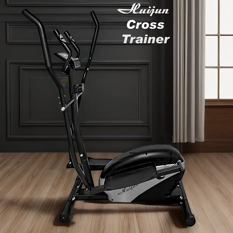 Boz Rəngli Elliptik Trenajor HJ Fitness Elliptical Magnetic 120kq