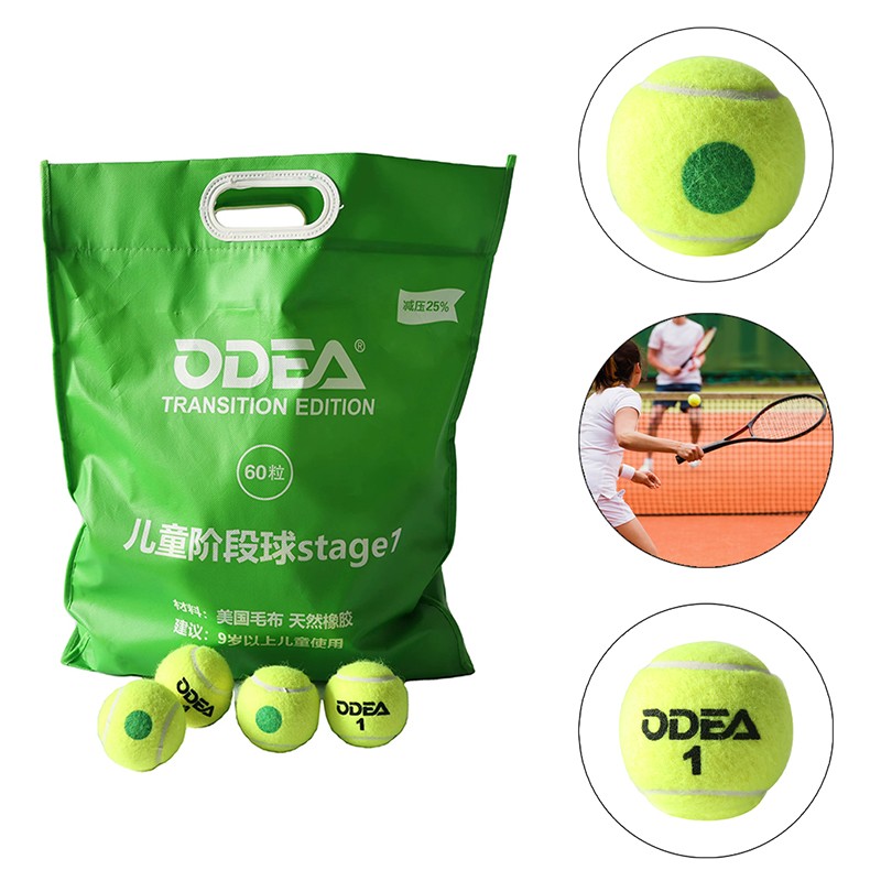 ODEAR Tenis Topu Yüksək keyfiyyətli təlim Topları 60 ədəd
